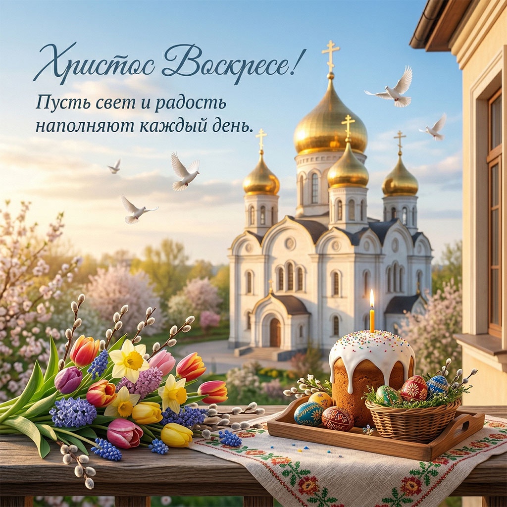 Коллектив Центрального государственного архива Республики Мордовия поздравляет всех православных верующих со Светлым Христовым Воскресением!