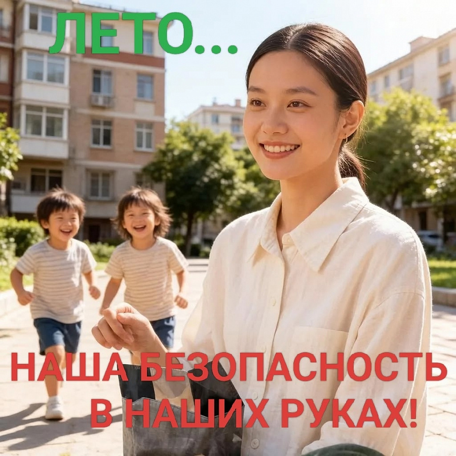 ЛЕТНИЕ КАНИКУЛЫ: НАША БЕЗОПАСНОСТЬ – В НАШИХ РУКАХ!