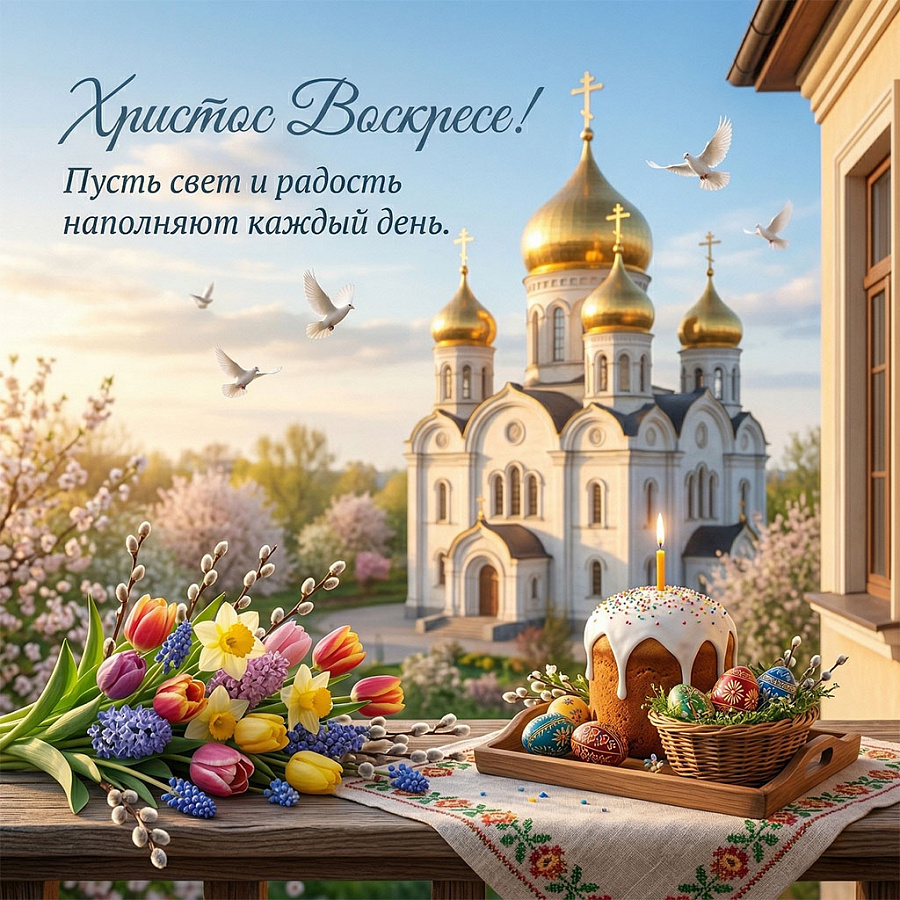 Коллектив Центрального государственного архива Республики Мордовия поздравляет всех православных верующих со Светлым Христовым Воскресением!