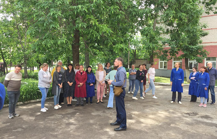 ​В Центральном государственном архиве Республики Мордовия состоялась плановая тренировка по эвакуации сотрудников 