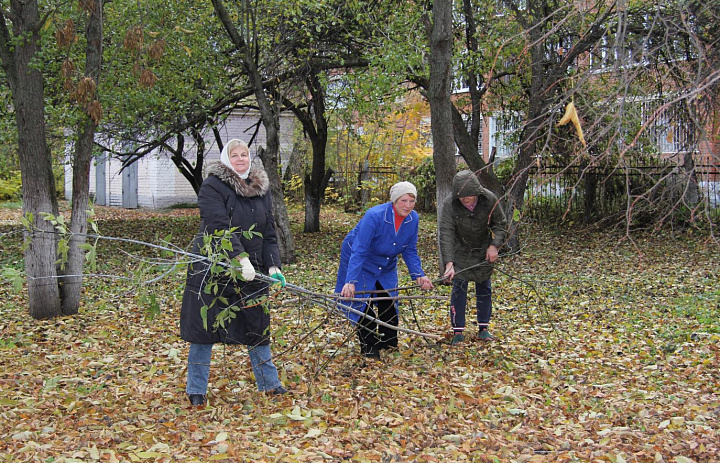 Cотрудники ГКАУ «Центральный государственный архив Республики Мордовия» приняли участие во Всероссийском экологическом субботнике «Зеленая Россия» 